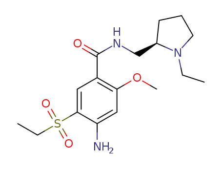 (R)-(+)-4-amino-N-[(1-ethyl-2-pyrrolidinyl)methyl]-5-(ethylsulfonyl)-2-methoxybenzamide