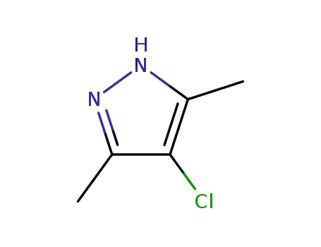 Molecular Structure of 15953-73-8 (4-CHLORO-3,5-DIMETHYL-1H-PYRAZOLE)