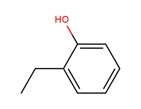 Molecular Structure of 90-00-6 (2-Ethylphenol)