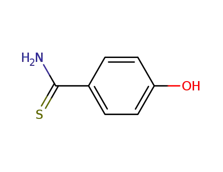 Molecular Structure of 25984-63-8 (4-Hydroxythiobenzamide)