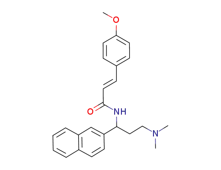 N-[3-dimethylamino-1-(2-naphthyl)propyl]-4-methoxycinnamamide