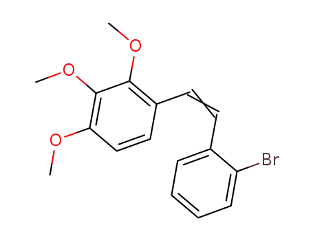 1,2,3-trimethoxy-4-[2-(2-bromophenyl)vinyl]benzene