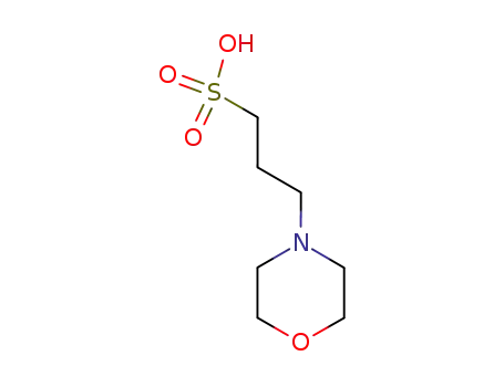 Molecular Structure of 1132-61-2 (3-Morpholinopropanesulfonic acid)