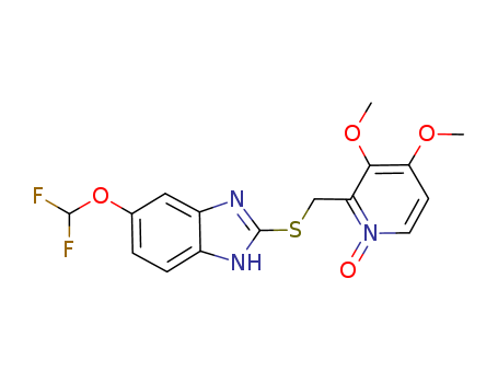 2-(((5-(difluoromethoxy)-1H-benzo[d]imidazol-2-yl)thio)methyl)- 3,4-dimethoxypyridine 1-oxide
