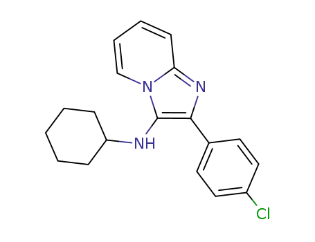 N-[2-(4-chlorophenyl)imidazo[1,2-a]pyridine-3-yl]-N-cyclohexylamine