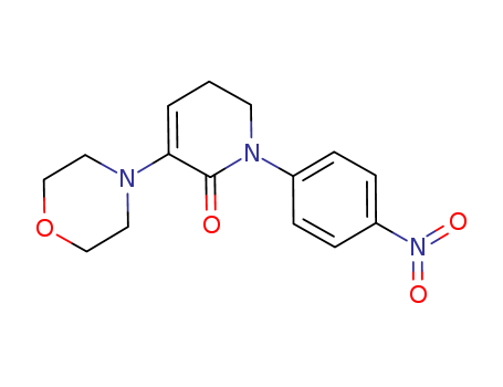 3-Morpholino-1-(4-nitrophenyl)-5,6-dihydropyridin-2(1H)-one(503615-03-0)