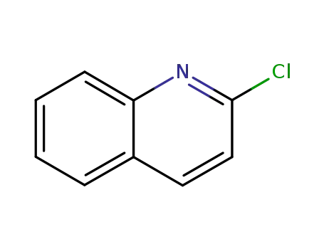 Molecular Structure of 612-62-4 (2-Chloroquinoline)