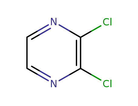Molecular Structure of 4858-85-9 (2,3-Dichloropyrazine)