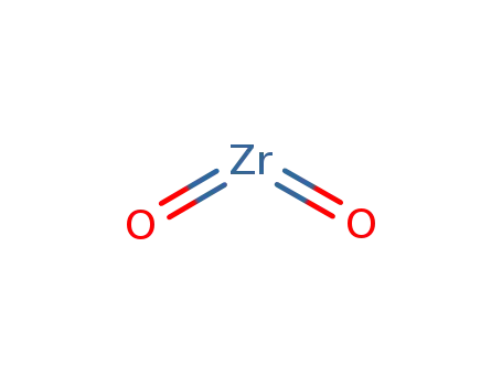 Molecular Structure of 1314-23-4 (Zirconium dioxide)