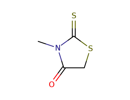 Molecular Structure of 4807-55-0 (3-Methylrhodanine)