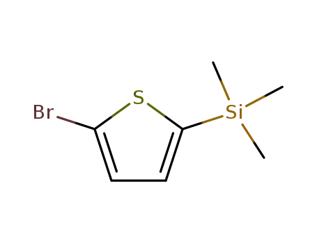 Molecular Structure of 18246-28-1 ((5-broMothiophen-2-yl)triMethylsilane)