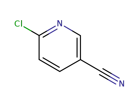 Molecular Structure of 33252-28-7 (6-Chloronicotinonitrile)
