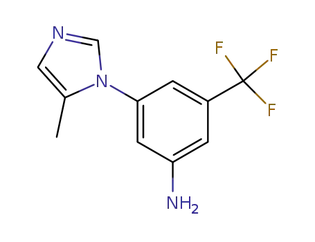 3-(5-methyl-1H-imidazol-1-yl)-5-(trifluoromethyl)aniline