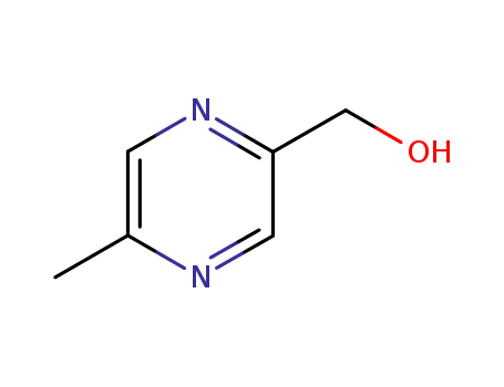 Molecular Structure of 61892-95-3 (5-Methyl-2-pyrazinemethanol)