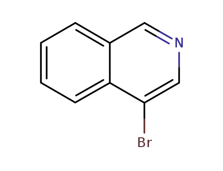 Molecular Structure of 1532-97-4 (4-Bromoisoquinoline)