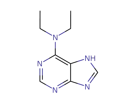 Molecular Structure of 6284-24-8 (N,N-diethyl-5H-purin-6-amine)