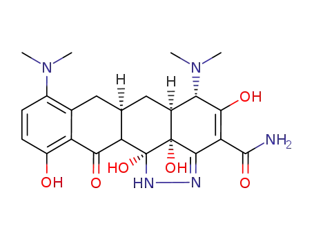 (5S)-(5a,5aα,6aα,12bα,12cα)-5,8-bis(dimethylamino)-1,5,5a,6,6a,7,12,12a,12b,12c-decahydro-4,11,12b,12c-tetrahydroxy-12-oxo-1,2-diaza-cyclopenta[de]naphthacene-3-carboxylic acid amide