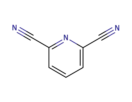 Molecular Structure of 2893-33-6 (2,6-Pyridinedicarbonitrile)