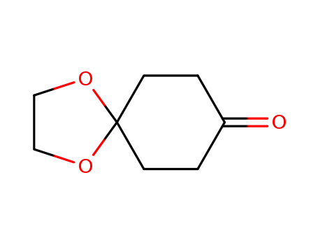 4746-97-8,1,4-Dioxaspiro[4.5]decan-8-one,1,4-Cyclohexanedionecyclic ethylene monoketal;1,4-Cyclohexanedione mono(ethylene ketal);1,4-Cyclohexanedione, cyclic1,2-ethanediyl acetal;1,4-Dioxaspiro[4.5]decane-8-one;4-(Ethylenedioxy)cyclohexanone;Cyclohexane-1,4-dione mono(ethylene glycolketal);1,4-Cyclohexanedione mono-ethylene ketal;1,4-cyclohexanedione monoethylene acetal;