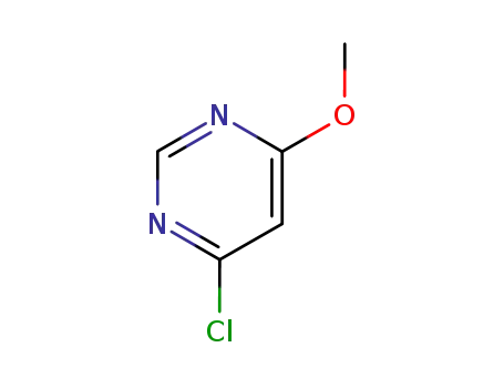 Molecular Structure of 26452-81-3 (4-Chloro-6-methoxypyrimidine)