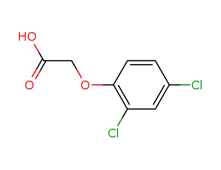 Molecular Structure of 94-75-7 (2,4-Dichlorophenoxyacetic acid)