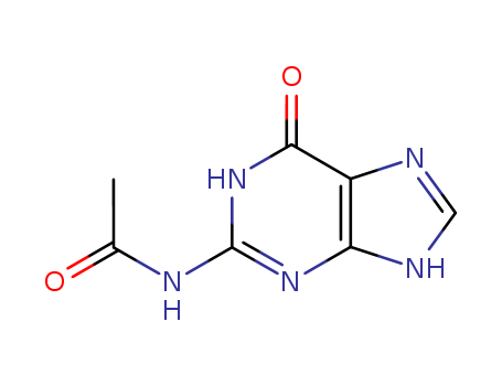 19962-37-9,N-2-Acetylguanine,Acetamide,N-(1,6-dihydro-6-oxopurin-2-yl)- (8CI);Acetamide,N-(6,7-dihydro-6-oxo-1H-purin-2-yl)- (9CI);Guanine, N-acetyl- (6CI);2-Acetylamino-6-hydroxypurine;2-N-Acetylguanine;N-Acetylguanine;
