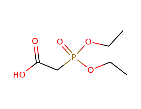 Molecular Structure of 3095-95-2 (DIETHYLPHOSPHONOACETIC ACID)