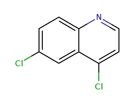 Molecular Structure of 4203-18-3 (4,6-DICHLOROQUINOLINE)