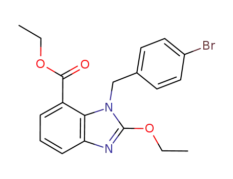 ethyl 1-(4-bromobenzyl)-2-ethoxy-benzimidazole-7-carboxylate