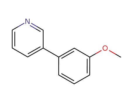 Molecular Structure of 4373-67-5 (3-(3-METHOXY-PHENYL)-PYRIDINE)