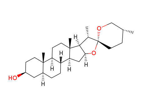 Molecular Structure of 77-60-1 (Tigogenin)