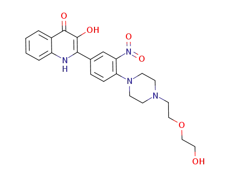3-hydroxy-2-(4-{4-[2-(2-hydroxyethoxy)ethyl]piperazin-1-yl}-3-nitrophenyl)quinolin-4(1H)-one