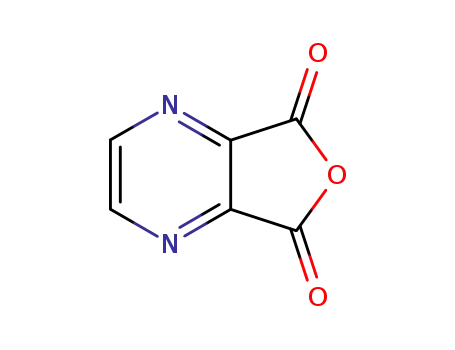 Molecular Structure of 4744-50-7 (2,3-Pyrazinecarboxylic anhydride)