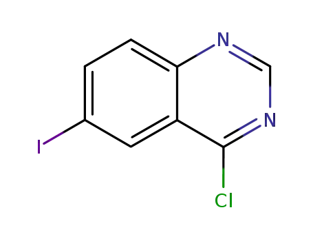 Molecular Structure of 98556-31-1 (4-Chloro-6-iodoquinazoline)