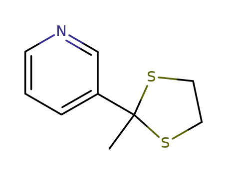 3-(α,α-ethyleenedithioethyl)pyridine