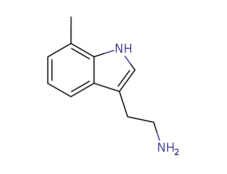 Molecular Structure of 14490-05-2 (7-Methyltryptamine)