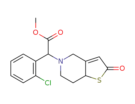 (SR)-methyl 2-(2-chlorophenyl)-2-(2-oxo-7,7a-dihydrothieno-[3,2-c]pyridin-5(2H,4H,6H)-yl)acetate