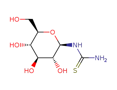 Molecular Structure of 76822-35-0 (N-carbamothioyl-beta-D-glucopyranosylamine)
