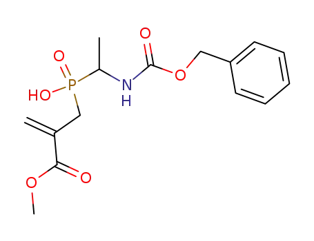 [1-(benzyloxycarbonylamino)-ethyl](2-methoxycarbonyl-2-propenyl)phosphinic acid