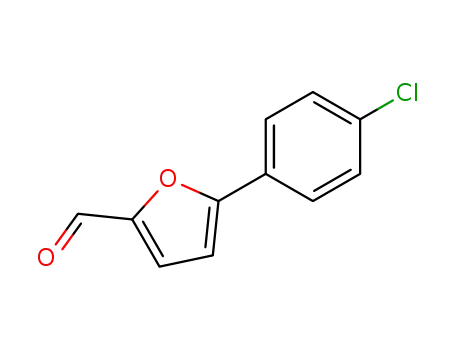 Molecular Structure of 34035-03-5 (5-(4-CHLOROPHENYL)-2-FURALDEHYDE)