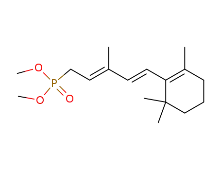 3-methyl-5-(2,6,6-trimethyl-1-cyclohexen-1-yl)-2,4-pentadienylphosphonic acid,dimethyl ester