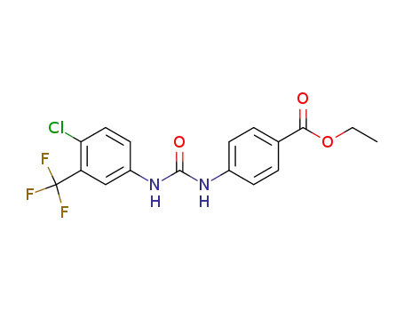 N-(4-chloro-3-(trifluoromethyl)phenyl)-N'-(4-ethoxycarbonylphenyl) urea