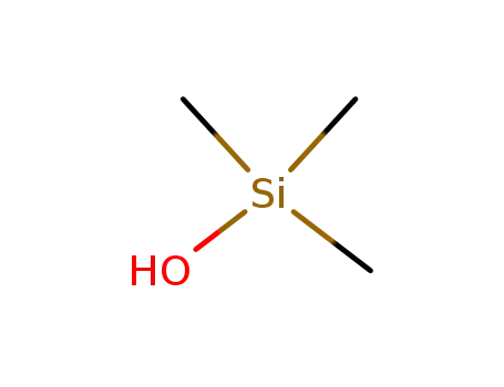 Molecular Structure of 1066-40-6 (hydroxytrimethylsilane)