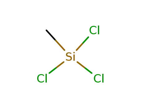 Molecular Structure of 75-79-6 (Methyltrichlorosilane)