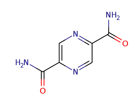 Molecular Structure of 41110-27-4 (2,5-Pyrazinedicarboxamide)