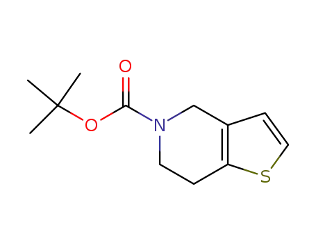 Molecular Structure of 230301-73-2 (tert-butyl 6,7-dihydrothieno[3,2-c]pyridine-5(4H)-carboxylate)