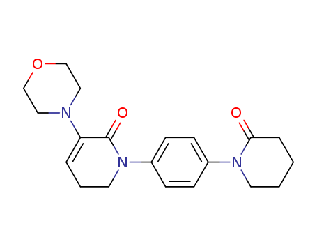 545445-44-1,3-Morpholino-1-(4-(2-oxopiperidin-1-yl)phenyl)-5,6-dihydropyridin-2(1H)-one,3-Morpholin-4-yl-1-[4-(2-oxopiperidin-1-yl)phenyl]-5,6-dihydro-1H-pyridin-2-one;