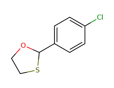 Molecular Structure of 22391-05-5 (2-(4-chlorophenyl)-1,3-oxathiolane)