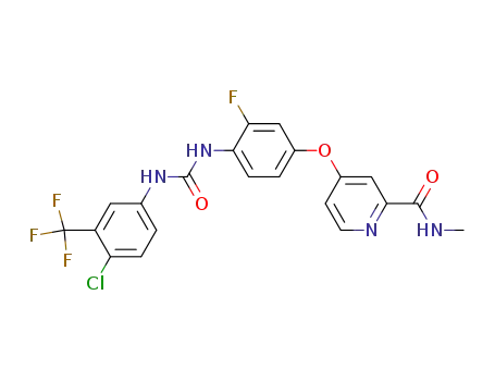 Molecular Structure of 755037-03-7 (Regorafenib)