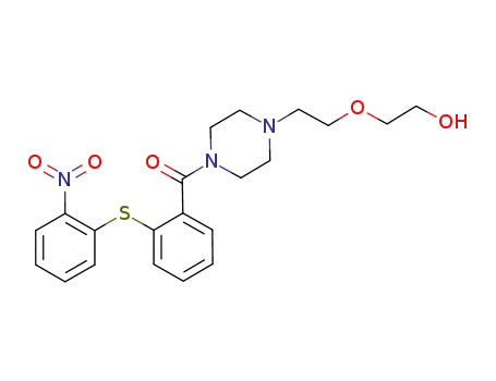 2-nitro-2'-[4-[2-(2-hydroxyethoxy)ethyl]-piperazinylcarbonyl]diphenylsulfide